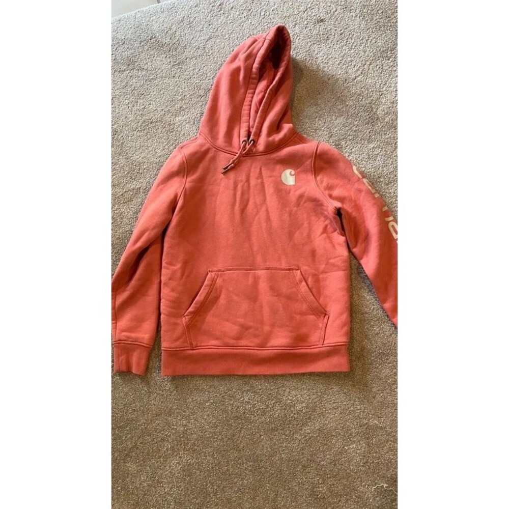 Carhartt Women's Clarksburg Sleeve Logo Hoodie Small S (4-6)
